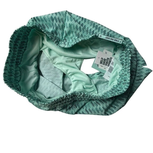 DSG Women's Mid Rise Stride Run Shorts Green Size XS - Picture 3 of 7